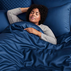Bamboo Duvet Cover with Shams 3 Piece Set - Indigo House Nimbus