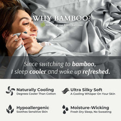 Bamboo Pillowcase Set - Stone House Nimbus