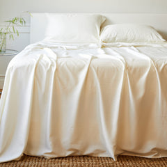 Bamboo Sheet Set - 100% Viscose from Bamboo - Ivory
