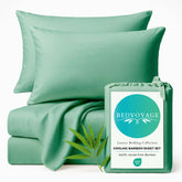 Bamboo Bed Sheet Set - Seaglass House Nimbus