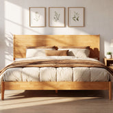 Acacia Haven Deluxe Wood Platform Bed Frame for Ultimate Comfort and Style
