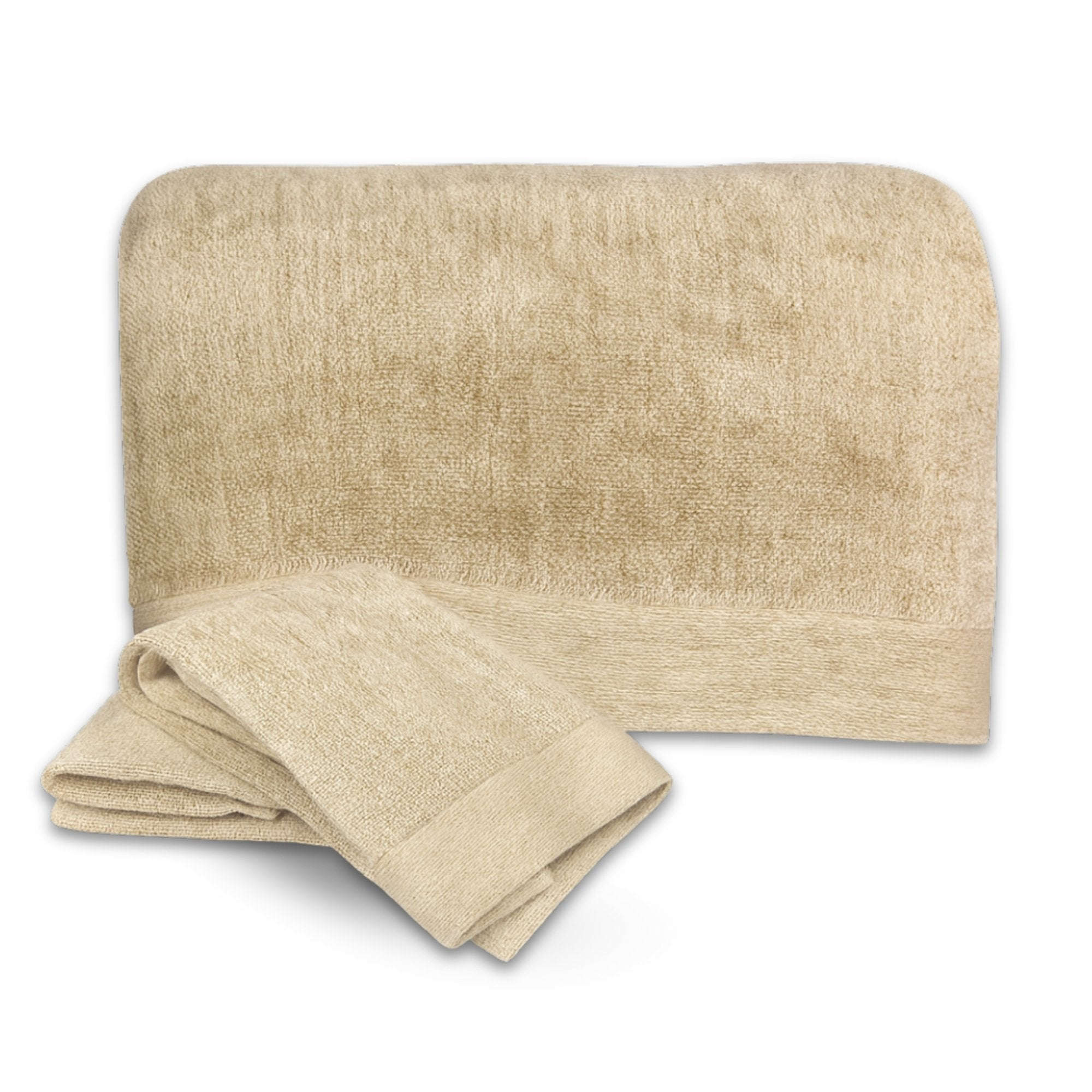 Bamboo Cotton Bath Sheet Set - Viscose from Bamboo + Cotton - 3pc - Sand House Nimbus