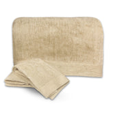 Bamboo Cotton Bath Sheet Set - Viscose from Bamboo + Cotton - 3pc - Sand