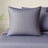 Bamboo Quilted Euro Sham 1 Piece - Platinum