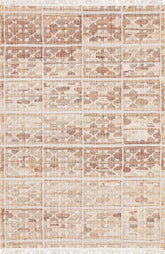 Rice Handcrafted Fringed Jute Carpet House Nimbus
