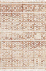 Rice Handcrafted Fringed Jute Carpet