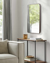 Sustinente Dark Brown Mirror