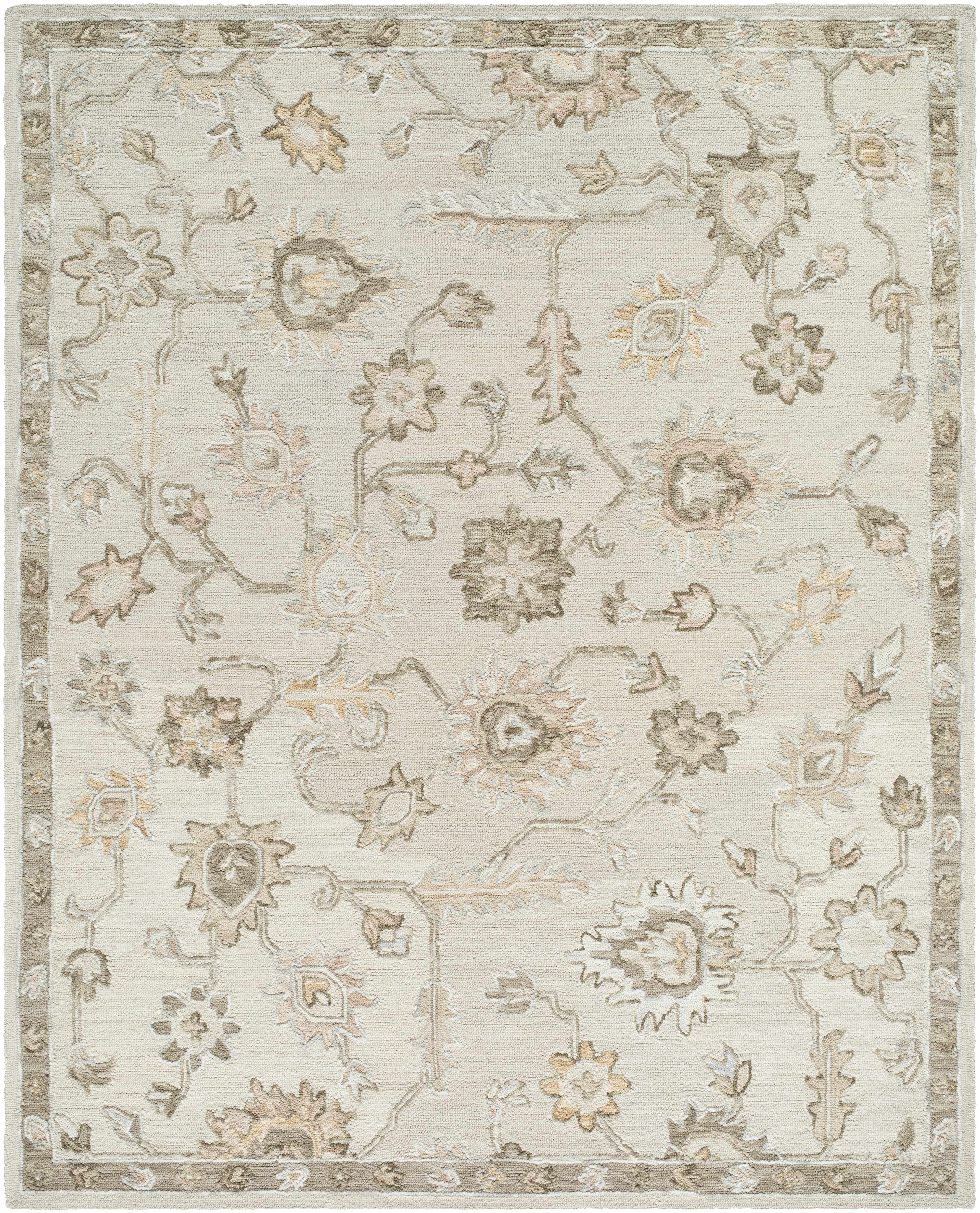 Adelle Tufted Oushak Area Rug House Nimbus