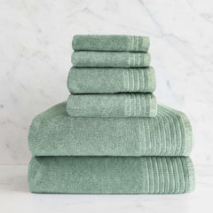 Bamboo 6 Piece Spa Towel Set – Seaglass House Nimbus