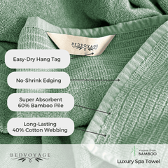 Bamboo 6 Piece Spa Towel Set – Seaglass House Nimbus