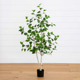 4’ Artificial Birch Tree House Nimbus