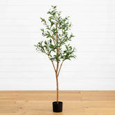 5’ Artificial Olive Tree with Natural Trunk House Nimbus