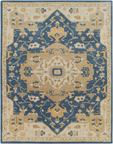 Broomfield 1145 Hand Tufted Blue Wool Rug House Nimbus