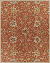 Logville Hand Tufted Rust 1119 Wool Rug