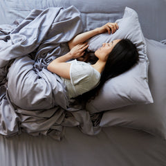 Bamboo Fitted Sheet - Platinum