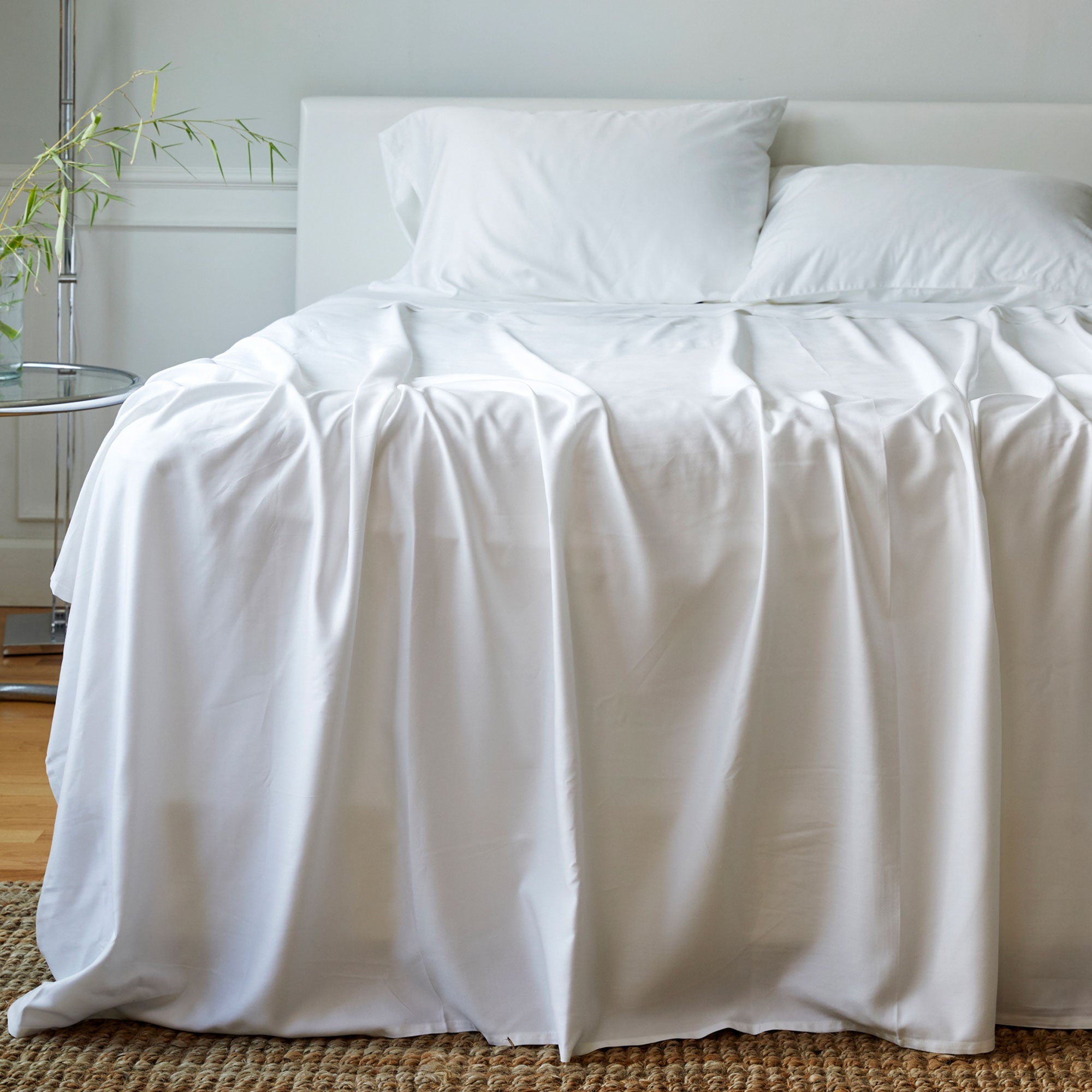 Bamboo Sheet Set - 100% Viscose from Bamboo - White