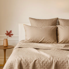 Bamboo Quilted Coverlet- Champagne - Final Sale/No Returns