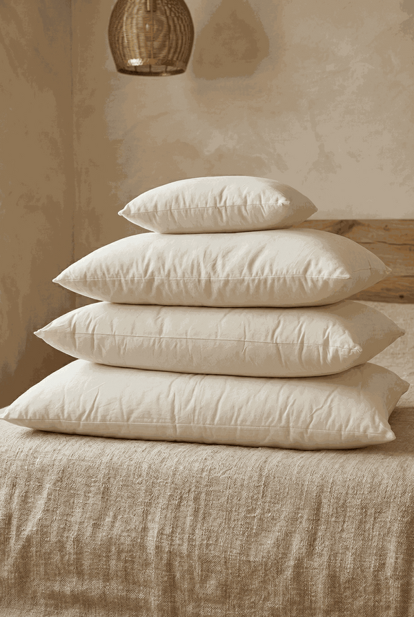 Green Sleep Cotton Pillow with Zip