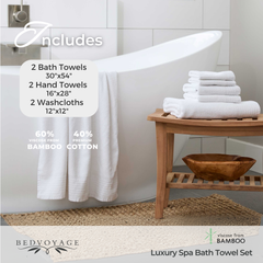 Bamboo Spa Bath Towel – Cloud