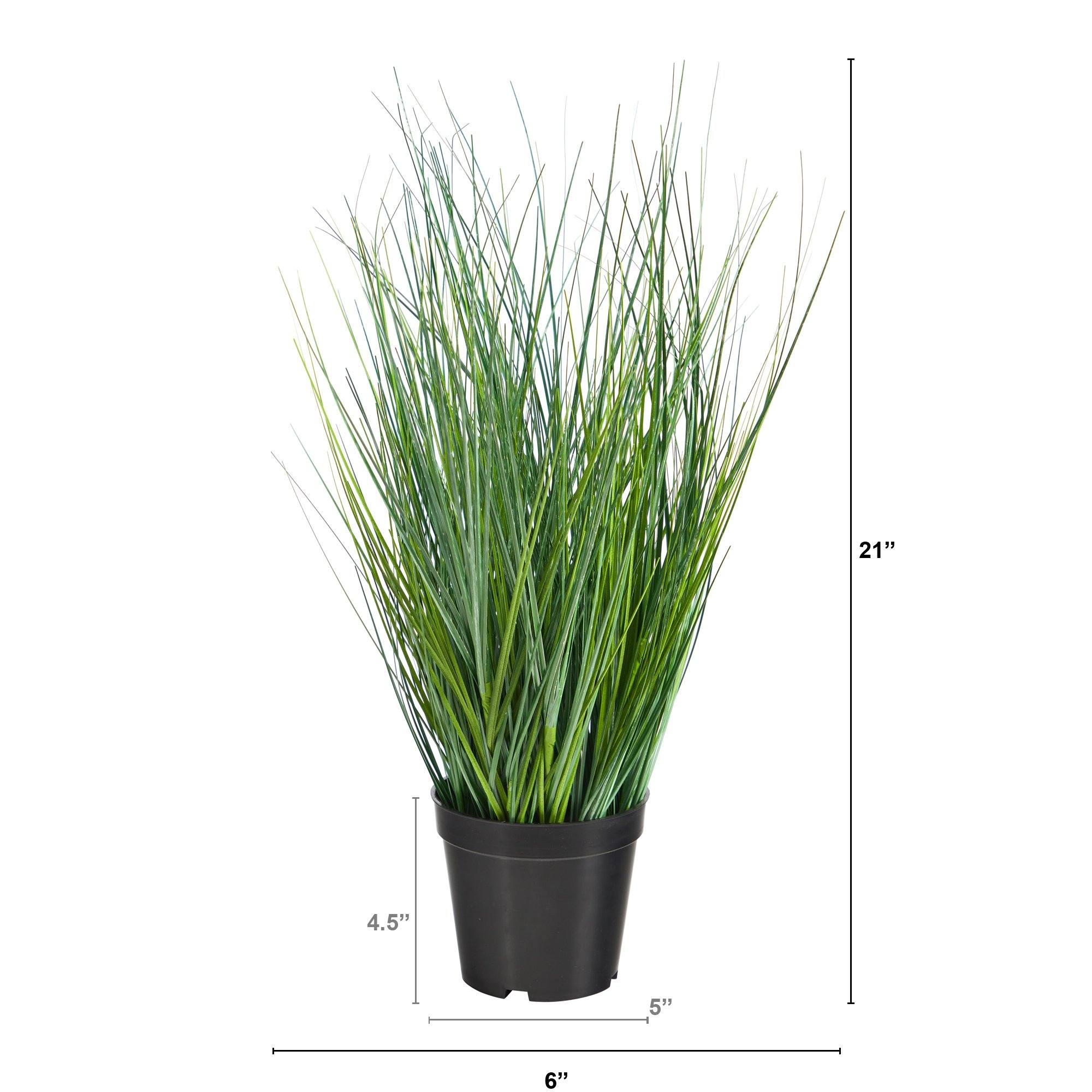 21” Onion Grass Artificial Plant House Nimbus