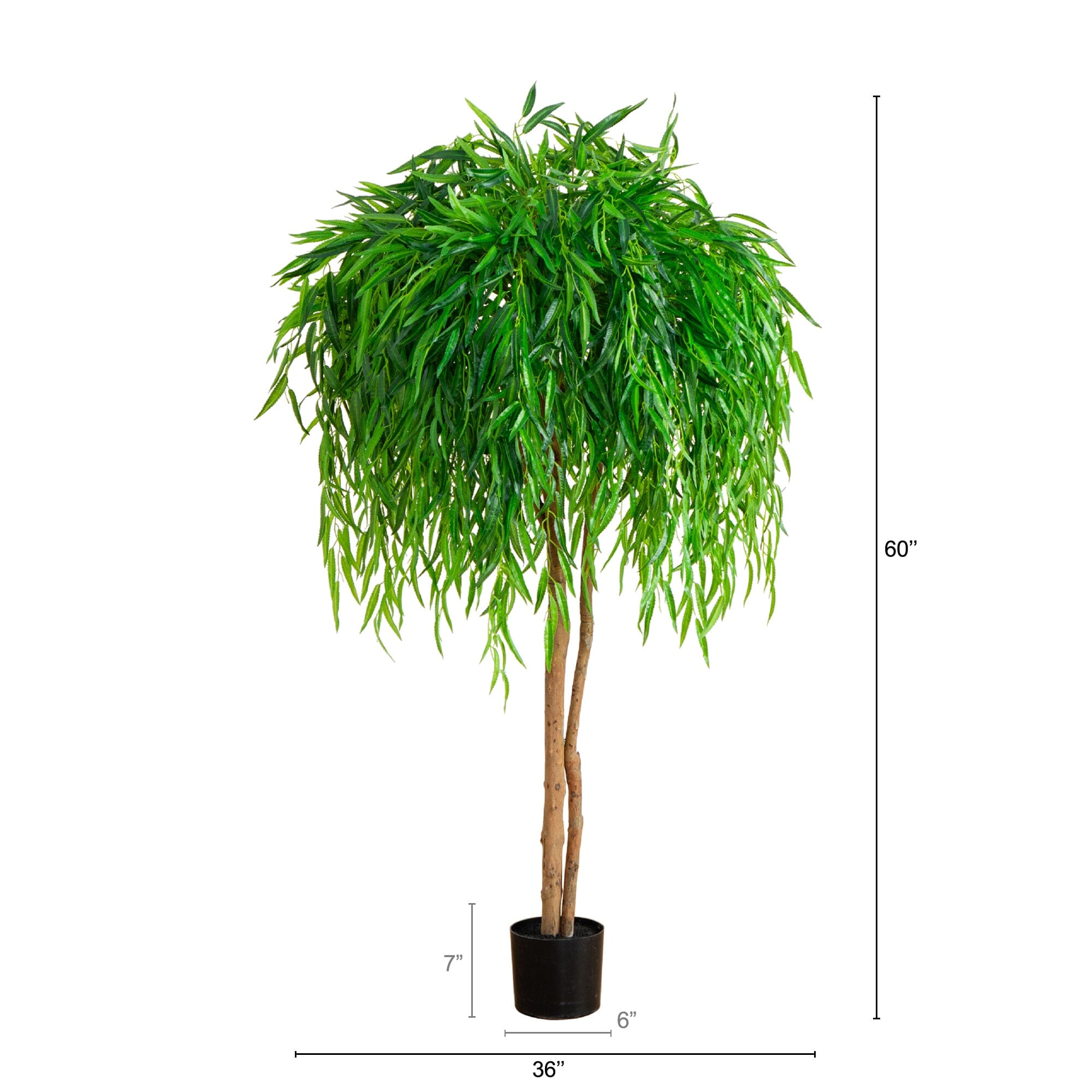 5’ Willow Artificial Tree  (Real Touch) House Nimbus
