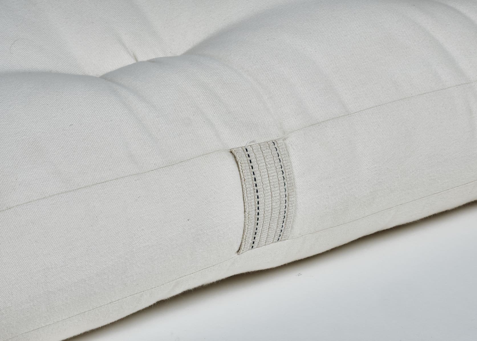 Green Cotton and Wool Boulder Mattress Very Firm