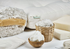 Green Cotton Foam Core with Wool Dreamton Mattress Semi-Firm